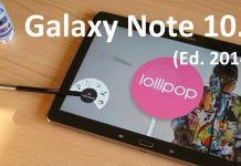 Galaxy Note 10.1 N8010 Android Güncelleme