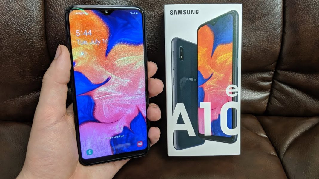 android 10 samsung a10e